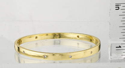 Cubic Zirconium Studded Bangle