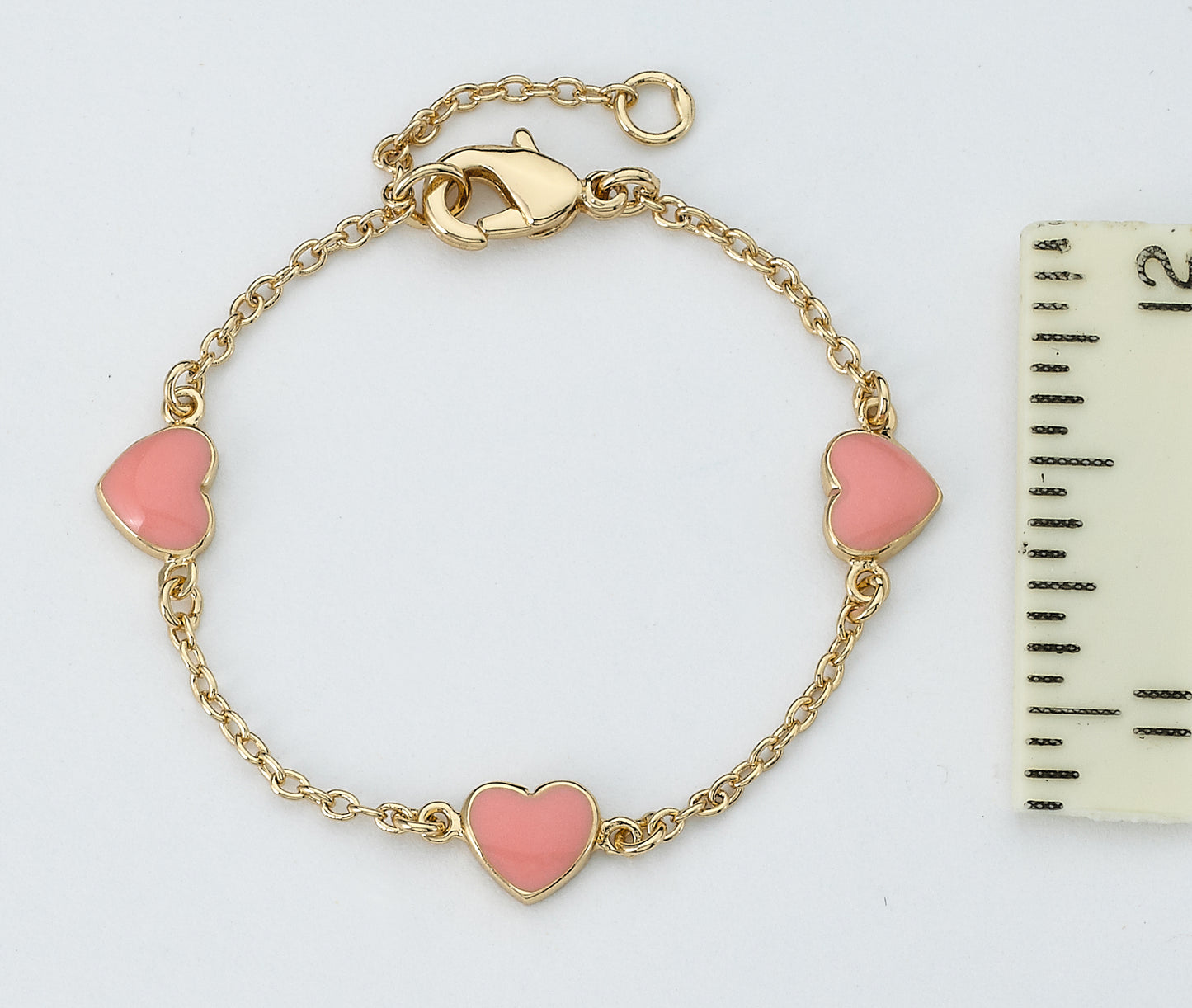 Enamel Heart Bracelet