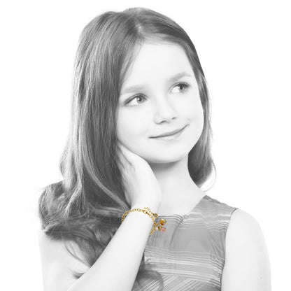 Cupcake Cluster Charm Bracelet Wholesale