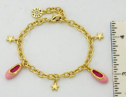 BALLET BEAUTY Ballet Slippers Charm Bracelet Wholesale