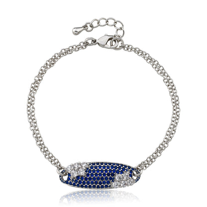 Flower Accented ID Bracelet Wholesale