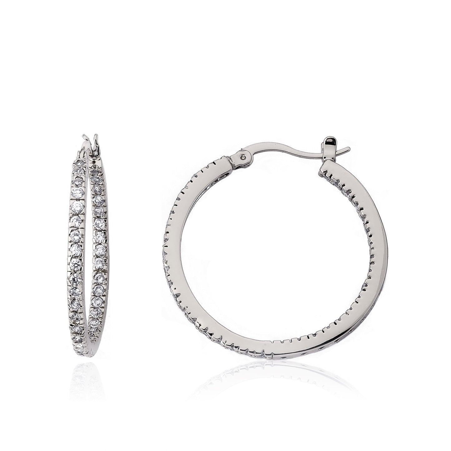 14K Gold Plated Retro Classic Hoop Earrings Wholesale