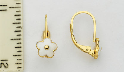 Enamel Flower Earring