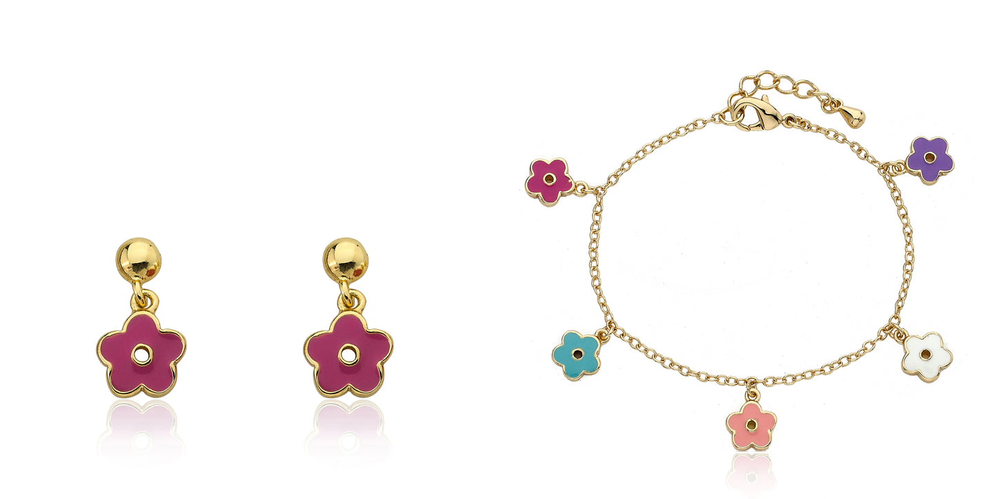 Flower Dangle Earring