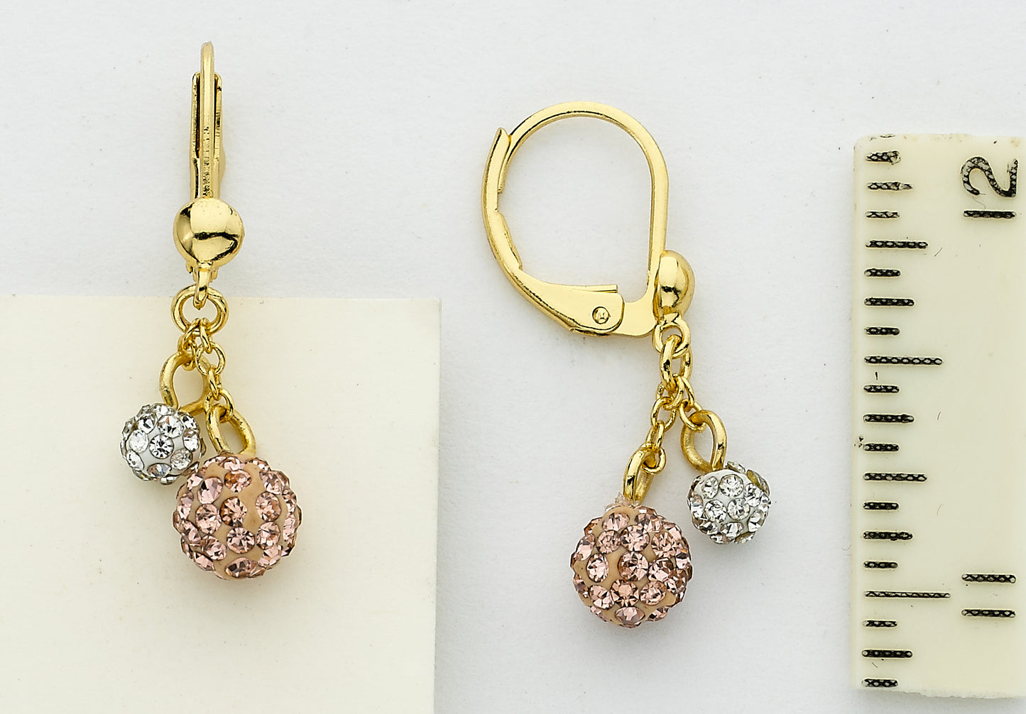 Crystal Ball Dangle Earring