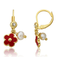 Flower Earring With Fresh Water Pearl Wholesale
