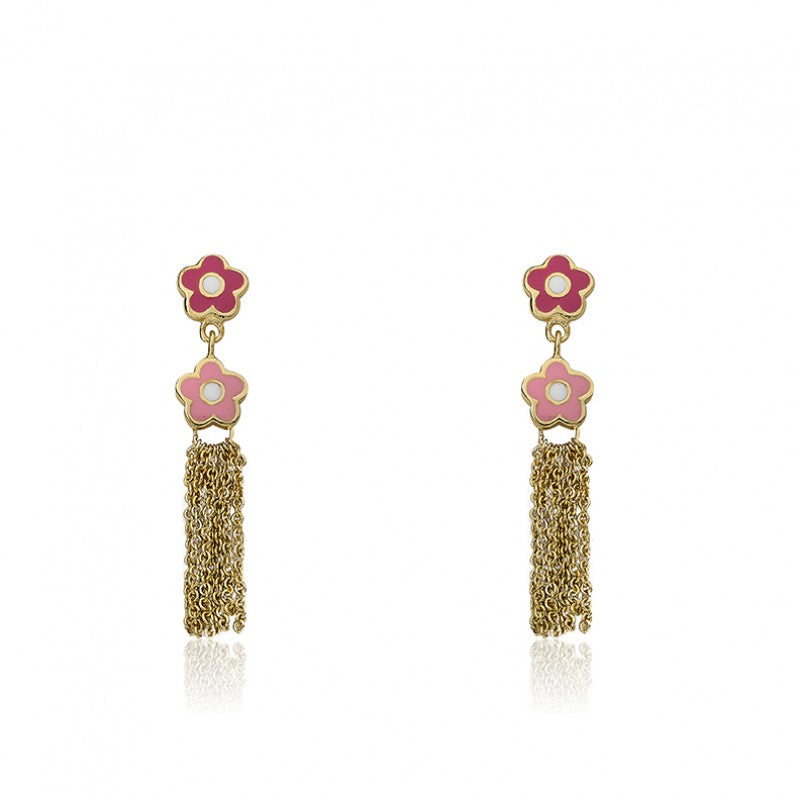 Pink Tassel Earring Wholesale