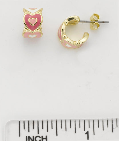Heart Huggy Earring Wholesale