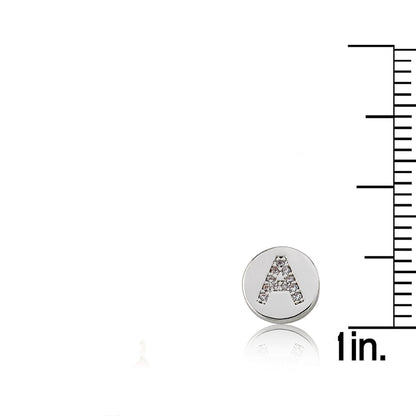 LMTS Classic! Initial Disc Stud Earring