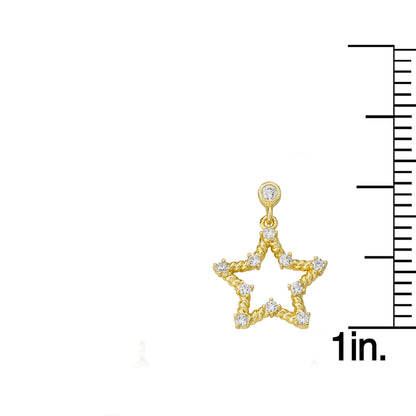 Rope Star Dangle Earring