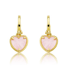 Mother of Pearl Heart Earring Wholesale