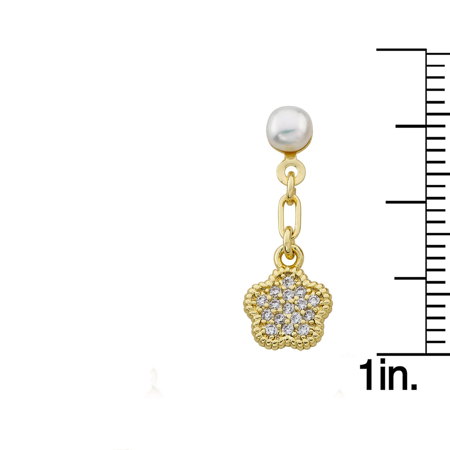 Flower Dangle Earring