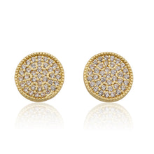 LMTS Classic! Pave Circle Stud Earring