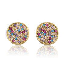 LMTS Classic! Pave Circle Stud Earring