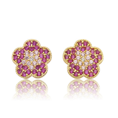 LMTS Classic! Pave Flower Stud Earring