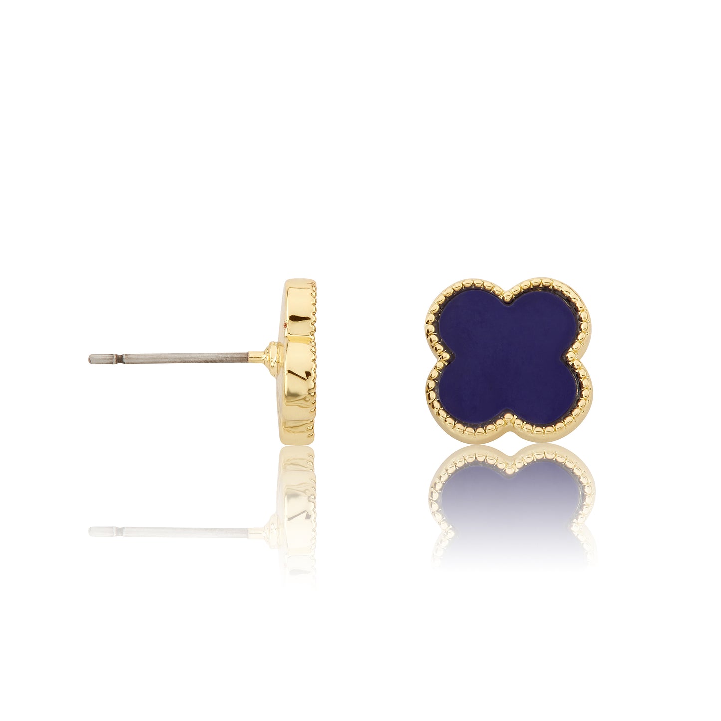 LMTS Classic! Mother Of Pearl Clover Stud Earring