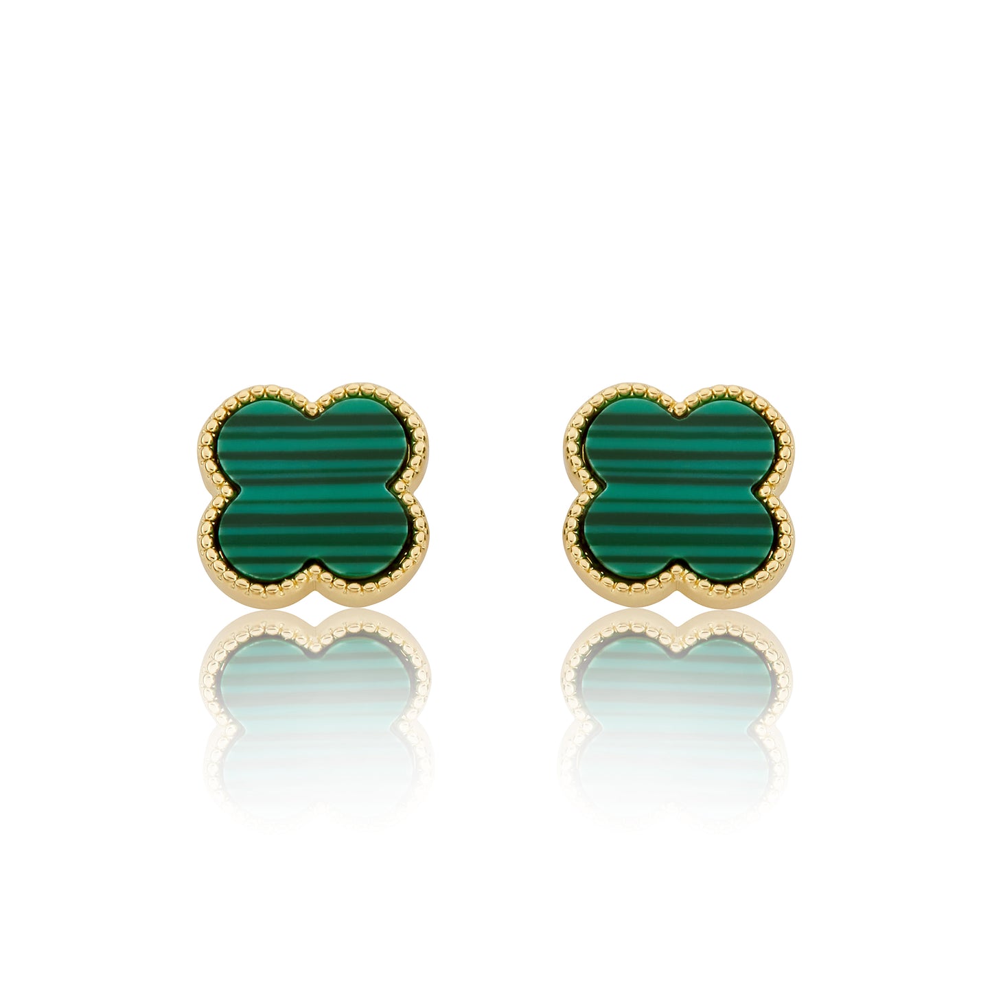 LMTS Classic! Mother Of Pearl Clover Stud Earring