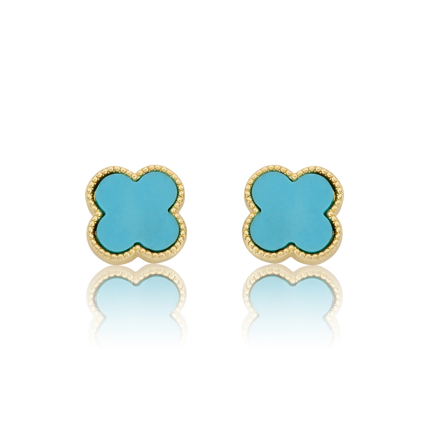 LMTS Classic! Mother Of Pearl Clover Stud Earring