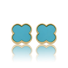 LMTS Classic! Mother Of Pearl Large Clover Stud Earring