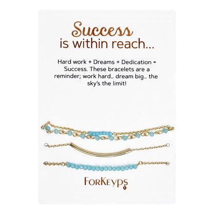 "Success is Within Reach" Bracelets Gift Box Set Wholesale