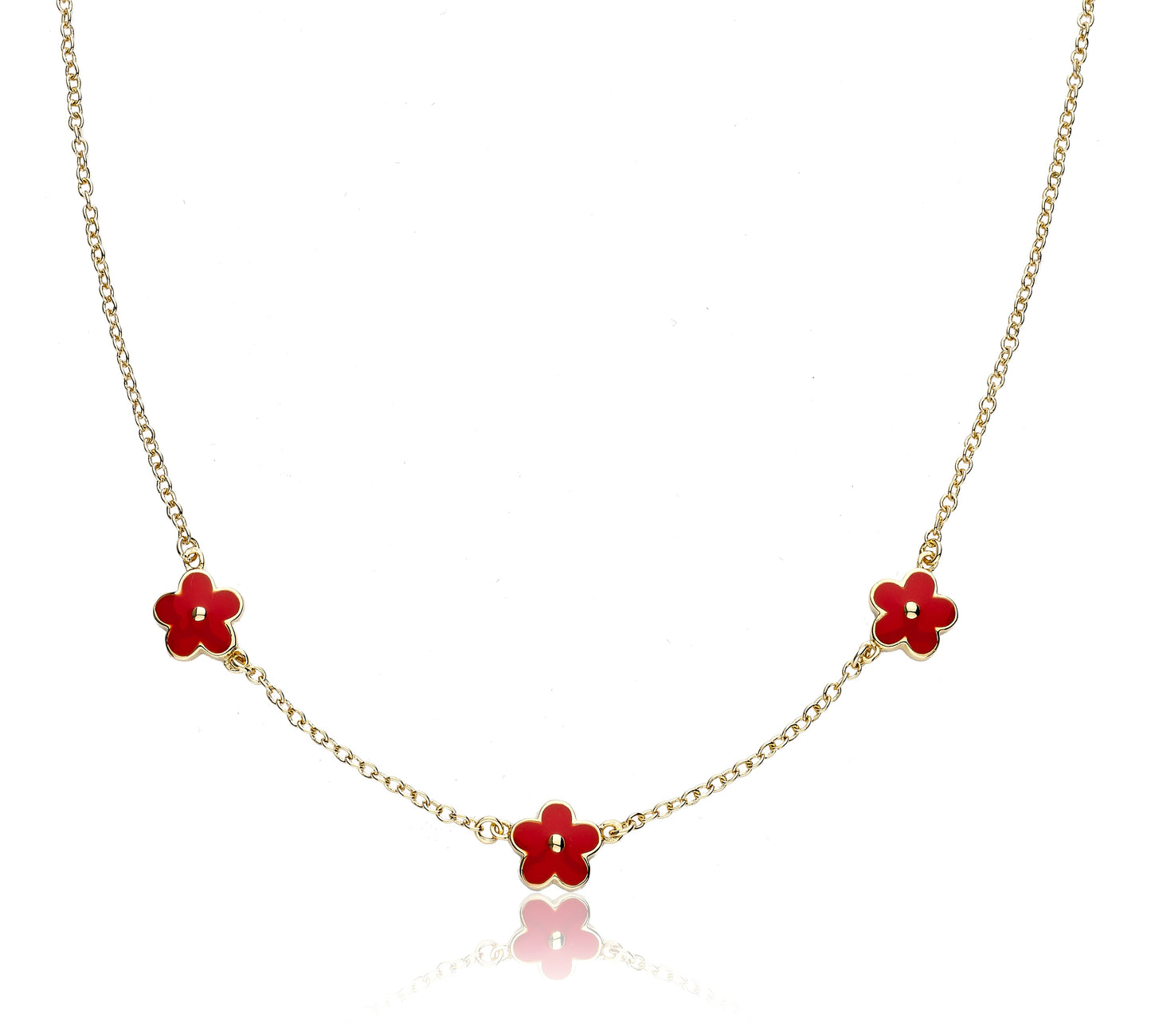 Triple Flower Necklace Wholesale