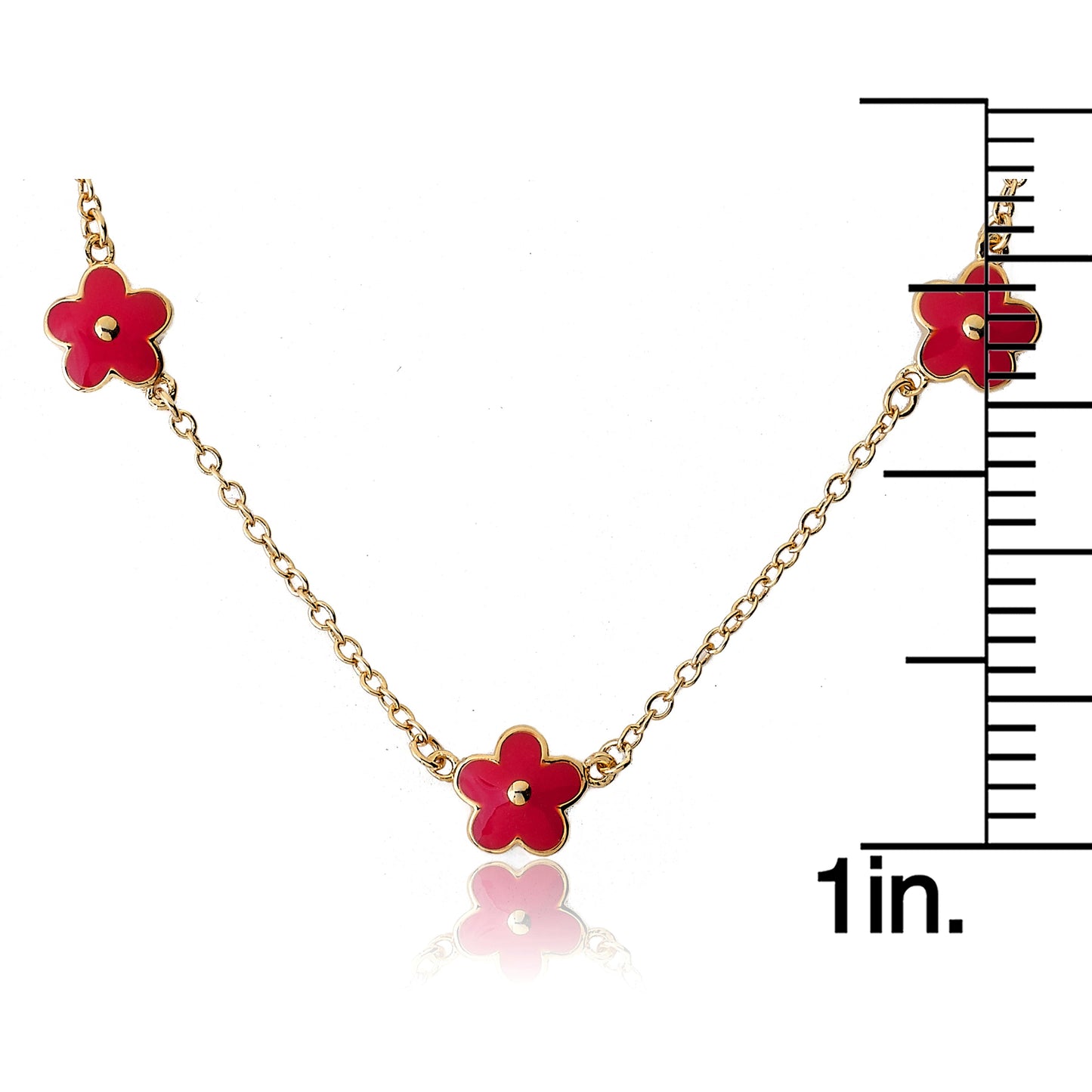 Triple Flower Necklace Wholesale