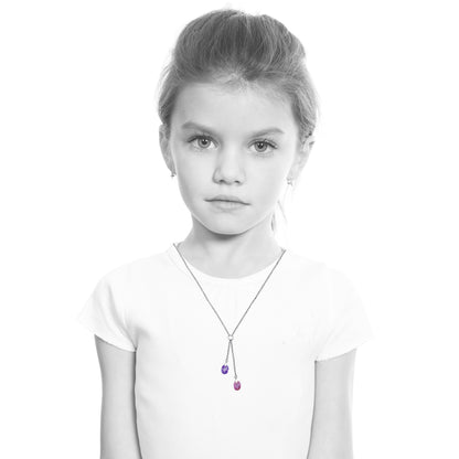 Crystal Drop Lariat Necklace Wholesale