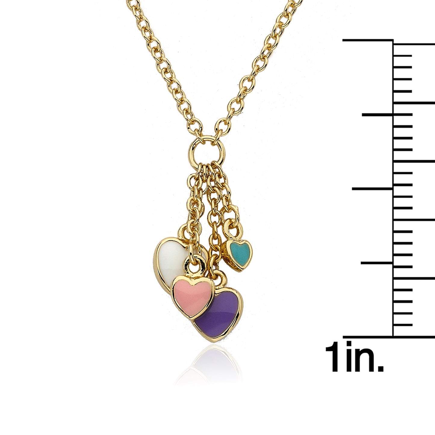 Heart Cluster Dangle Necklace Wholesale