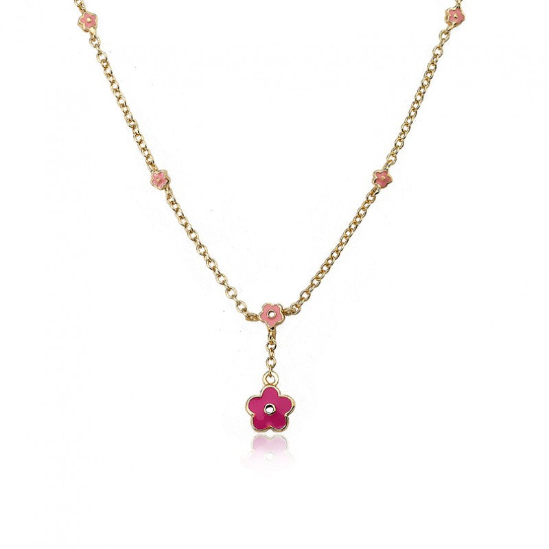 Flower Dangle Necklace Wholesale