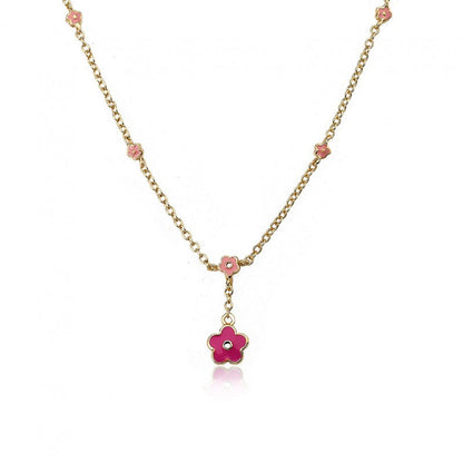 Flower Dangle Necklace Wholesale