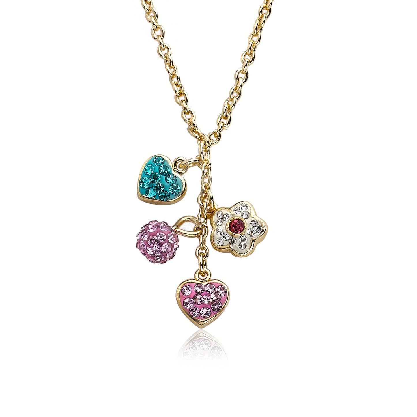 Crystal Cluster Chain Necklace Wholesale