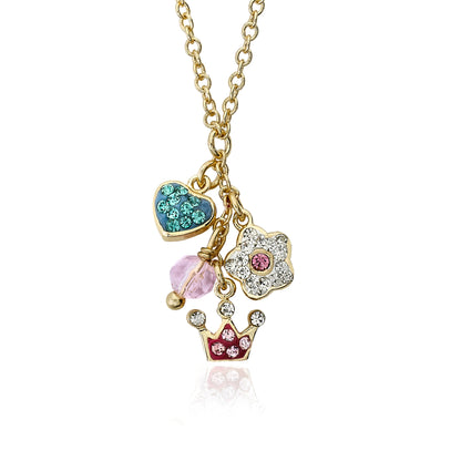Pretty Princess Cluster Necklace Wholesale
