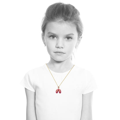 Ballet Shoe Necklace Wholesale