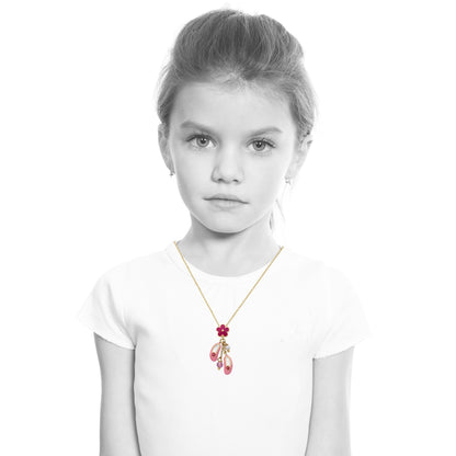Ballet Shoe Cluster Necklace Wholesale