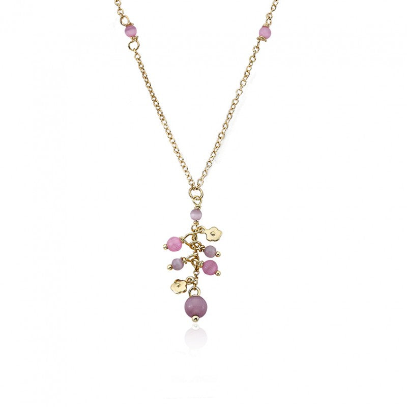 Cat Eye Ball Cluster Necklace Wholesale