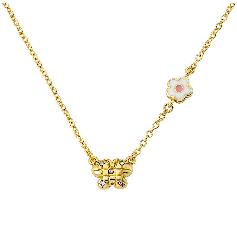 Butterfly Flower Necklace Wholesale