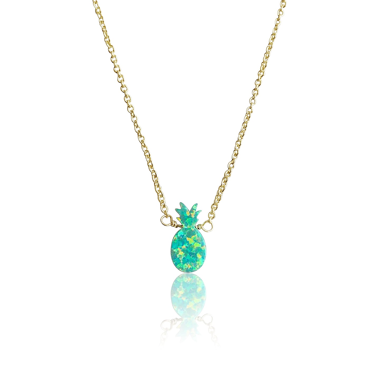 Glitter Girl Pineapple Necklace Wholesale
