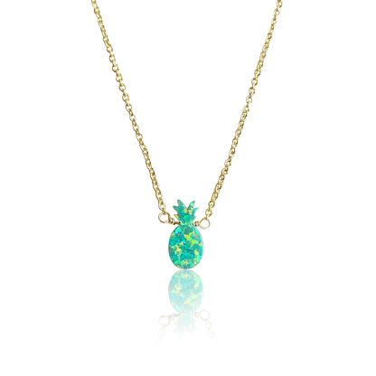 Glitter Girl Pineapple Necklace Wholesale