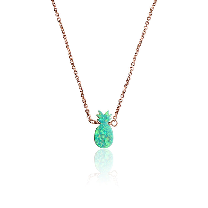 Glitter Girl Pineapple Necklace Wholesale