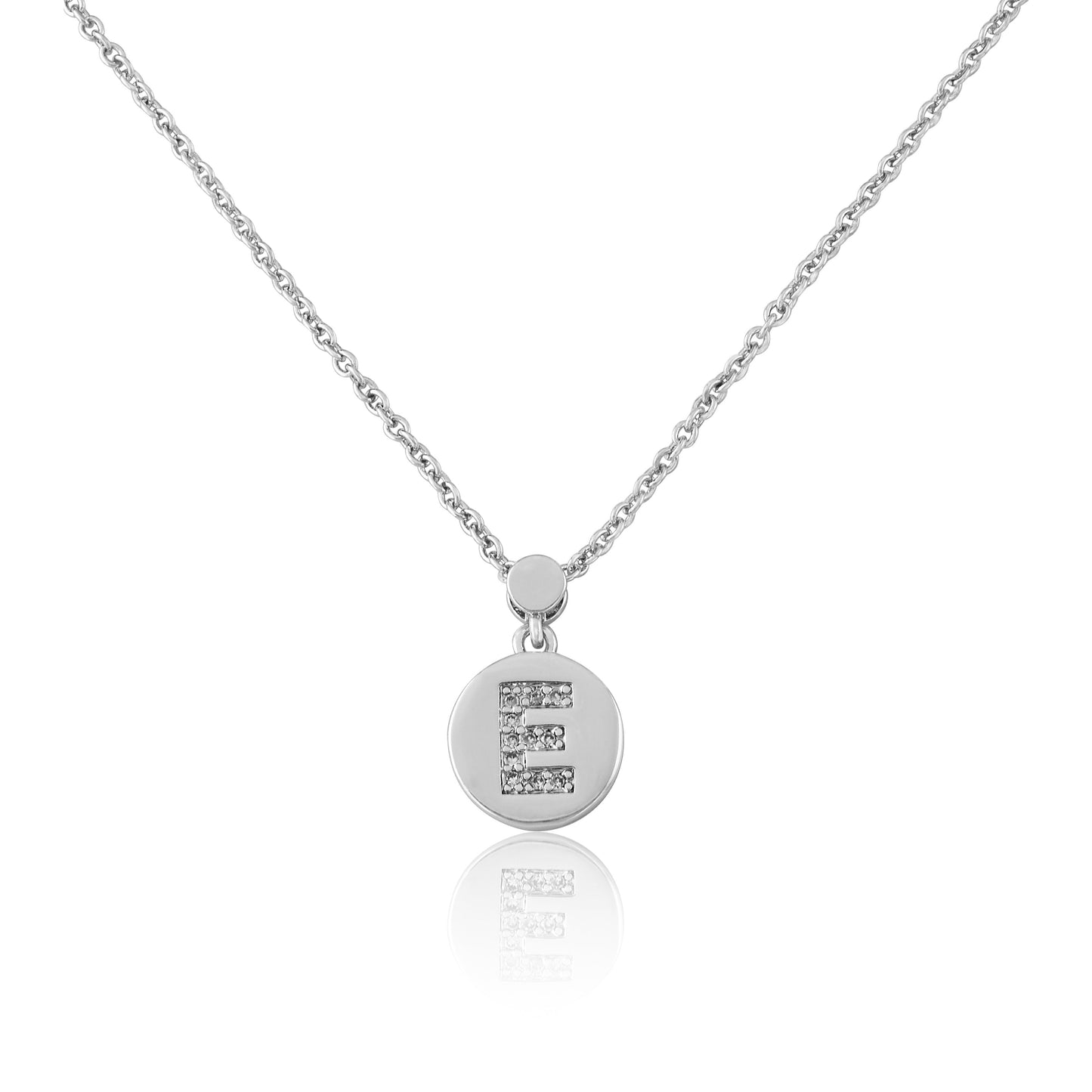 LMTS Classic! Initial Disc Pendant Necklace Wholesale