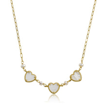 Mother of Pearl Heart Necklace