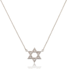 LMTS Classic! 14K Gold Plated Cz Star Of David Necklace