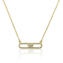 14K Gold Plated Necklace Accented With Cz Flower Bar Center Wholesale