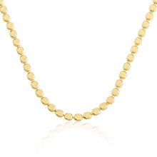 14K Gold Plated Diamond Cut Mini Discs Chain