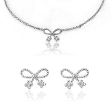 Sam K Bow Earring Necklace Set Wholesale