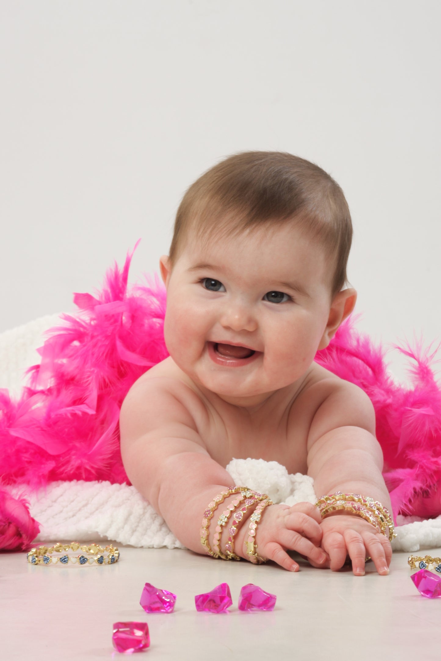 Crystal Flower Bangle Wholesale