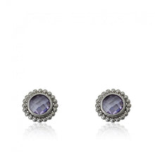 ARCTIC MIST Briolet Stud Earrings