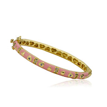 Enamel Heart Bangle