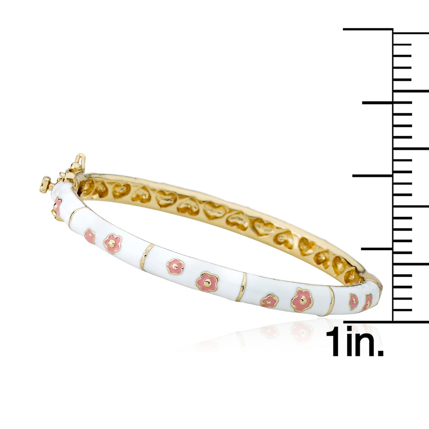 Enamel Flower Bangle