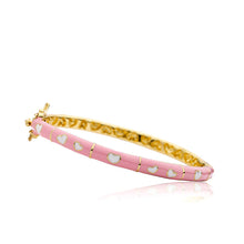 Enamel Heart Bangle